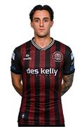 11 February 2024; Dylan Connolly poses for a portrait during a Bohemians FC squad portraits session at DCU Sports Complex in Dublin. Photo by Tyler Miller/Sportsfile