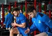 12 February 2024; Liam Turner during a gym session on the Leinster Rugby 12 County Tour at Mullingar RFC in Westmeath. Photo by Harry Murphy/Sportsfile