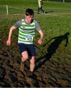11 February 2024; Eoin Staunton of Castlegar AC, Galway, competes in the intermediate men's 8000m during the 123.ie National Intermediate, Masters & Juvenile B Cross Country Championships at DKiT Campus in Dundalk, Louth. Photo by Stephen Marken/Sportsfile