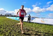 11 February 2024; Tim O'Donoghue of East Cork AC, on his way to winning the masters men's 7000m during the 123.ie National Intermediate, Masters & Juvenile B Cross Country Championships at DKiT Campus in Dundalk, Louth. Photo by Stephen Marken/Sportsfile