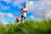 11 February 2024; Pat Murphy of St Finbarrs AC, Cork, competes in the masters men's 7000m during the 123.ie National Intermediate, Masters & Juvenile B Cross Country Championships at DKiT Campus in Dundalk, Louth. Photo by Stephen Marken/Sportsfile