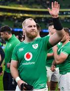 11 February 2024; Jeremy Loughman of Ireland after the Guinness Six Nations Rugby Championship match between Ireland and Italy at the Aviva Stadium in Dublin. Photo by Brendan Moran/Sportsfile