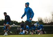 12 February 2024; Tommy O'Brien during a training session on the Leinster Rugby 12 County Tour at Mullingar RFC in Westmeath. Photo by Harry Murphy/Sportsfile