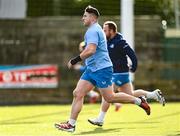 12 February 2024; Thomas Clarkson during a training session on the Leinster Rugby 12 County Tour at Mullingar RFC in Westmeath. Photo by Harry Murphy/Sportsfile