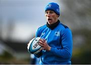 12 February 2024; Sam Prendergast during a training session on the Leinster Rugby 12 County Tour at Mullingar RFC in Westmeath. Photo by Harry Murphy/Sportsfile