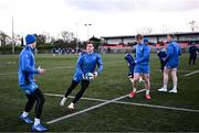 12 February 2024; Rob Russell, centre, during a training session on the Leinster Rugby 12 County Tour at Mullingar RFC in Westmeath. Photo by Harry Murphy/Sportsfile