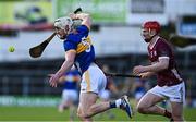 11 February 2024; Bryan O'Meara of Tipperary in action against Tom Monaghan of Galway  during the Allianz Hurling League Division 1 Group B match between Tipperary and Galway at FBD Semple Semple in Thurles, Tipperary. Photo by Ray McManus/Sportsfile