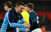 9 February 2024; Ireland assistant coach Ian Keatley before the U20 Six Nations Rugby Championship match between Ireland and Italy at Virgin Media Park in Cork. Photo by Brendan Moran/Sportsfile