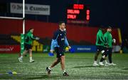 9 February 2024; Ireland assistant coach Ian Keatley before the U20 Six Nations Rugby Championship match between Ireland and Italy at Virgin Media Park in Cork. Photo by Brendan Moran/Sportsfile