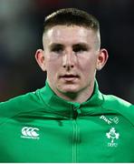 9 February 2024; Ben O’Connor of Ireland before the U20 Six Nations Rugby Championship match between Ireland and Italy at Virgin Media Park in Cork. Photo by Brendan Moran/Sportsfile