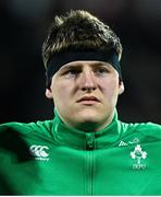 9 February 2024; Luke Murphy of Ireland before the U20 Six Nations Rugby Championship match between Ireland and Italy at Virgin Media Park in Cork. Photo by Brendan Moran/Sportsfile