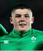 9 February 2024; Stephen Smyth of Ireland before the U20 Six Nations Rugby Championship match between Ireland and Italy at Virgin Media Park in Cork. Photo by Brendan Moran/Sportsfile