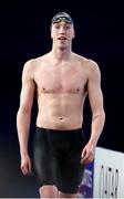 13 February 2024; Daniel Wiffen of Ireland after competing in the Men's 800m freestyle heats during day three of the World Aquatics Championships 2024 at the Aspire Dome in Doha, Qatar. Photo by Ian MacNicol/Sportsfile