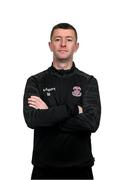 12 February 2024; Manager Gary Hunt poses for a portrait during a Cobh Ramblers FC squad portraits session at St Coleman's Park in Cobh, Cork. Photo by Stephen McCarthy/Sportsfile