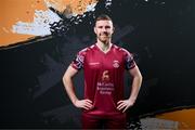 12 February 2024; Jason Abbott poses for a portrait during a Cobh Ramblers FC squad portraits session at St Coleman's Park in Cobh, Cork. Photo by Stephen McCarthy/Sportsfile