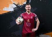 12 February 2024; Jason Abbott poses for a portrait during a Cobh Ramblers FC squad portraits session at St Coleman's Park in Cobh, Cork. Photo by Stephen McCarthy/Sportsfile