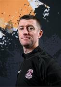 12 February 2024; Manager Gary Hunt poses for a portrait during a Cobh Ramblers FC squad portraits session at St Coleman's Park in Cobh, Cork. Photo by Stephen McCarthy/Sportsfile