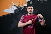 12 February 2024; Pierce Phillips poses for a portrait during a Cobh Ramblers FC squad portraits session at St Coleman's Park in Cobh, Cork. Photo by Stephen McCarthy/Sportsfile