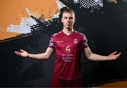 12 February 2024; Michael McCarthy poses for a portrait during a Cobh Ramblers FC squad portraits session at St Coleman's Park in Cobh, Cork. Photo by Stephen McCarthy/Sportsfile