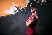 12 February 2024; Dan Ryan poses for a portrait during a Cobh Ramblers FC squad portraits session at St Coleman's Park in Cobh, Cork. Photo by Stephen McCarthy/Sportsfile