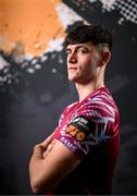 12 February 2024; Dan Ryan poses for a portrait during a Cobh Ramblers FC squad portraits session at St Coleman's Park in Cobh, Cork. Photo by Stephen McCarthy/Sportsfile