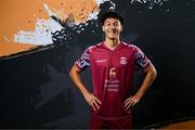 12 February 2024; Nolan Evers poses for a portrait during a Cobh Ramblers FC squad portraits session at St Coleman's Park in Cobh, Cork. Photo by Stephen McCarthy/Sportsfile