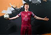 12 February 2024; Dan McKay poses for a portrait during a Cobh Ramblers FC squad portraits session at St Coleman's Park in Cobh, Cork. Photo by Stephen McCarthy/Sportsfile