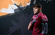 12 February 2024; Jack Larkin poses for a portrait during a Cobh Ramblers FC squad portraits session at St Coleman's Park in Cobh, Cork. Photo by Stephen McCarthy/Sportsfile