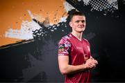 12 February 2024; Dean Larkin poses for a portrait during a Cobh Ramblers FC squad portraits session at St Coleman's Park in Cobh, Cork. Photo by Stephen McCarthy/Sportsfile