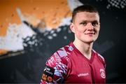 12 February 2024; Dean Larkin poses for a portrait during a Cobh Ramblers FC squad portraits session at St Coleman's Park in Cobh, Cork. Photo by Stephen McCarthy/Sportsfile