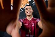 12 February 2024; Alessandro De Sanctis poses for a portrait during a Cobh Ramblers FC squad portraits session at St Coleman's Park in Cobh, Cork. Photo by Stephen McCarthy/Sportsfile