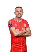 13 February 2024; Keith Ward poses for a portrait during a Shelbourne FC squad portraits session at AUL Complex in Clonsaugh, Dublin. Photo by Harry Murphy/Sportsfile