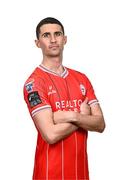13 February 2024; Shane Griffin poses for a portrait during a Shelbourne FC squad portraits session at AUL Complex in Clonsaugh, Dublin. Photo by Harry Murphy/Sportsfile