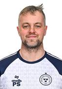 13 February 2024; Goalkeeping coach Paul Skinner poses for a portrait during a Shelbourne FC squad portraits session at AUL Complex in Clonsaugh, Dublin. Photo by Harry Murphy/Sportsfile