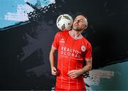 13 February 2024; Keith Ward poses for a portrait during a Shelbourne FC squad portraits session at AUL Complex in Clonsaugh, Dublin. Photo by Stephen McCarthy/Sportsfile