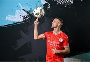 13 February 2024; Keith Ward poses for a portrait during a Shelbourne FC squad portraits session at AUL Complex in Clonsaugh, Dublin. Photo by Stephen McCarthy/Sportsfile