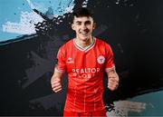 13 February 2024; Jad Hakiki poses for a portrait during a Shelbourne FC squad portraits session at AUL Complex in Clonsaugh, Dublin. Photo by Stephen McCarthy/Sportsfile