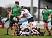 14 February 2024; Conor Clarke of Midlands during the BearingPoint Shane Horgan Cup Round 4 match between Midlands and South East at Ashbourne RFC in Meath. Photo by Ben McShane/Sportsfile