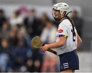 11 February 2024; Sarah Madden of University of Limerick during the Electric Ireland Ashbourne Cup final match between University of Limerick and Technological University Dublin at University of Galway Connacht GAA AirDome in Bekan, Mayo. Photo by Sam Barnes/Sportsfile