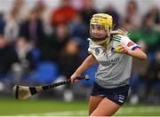 11 February 2024; Stephanie Woulfe of University of Limerick during the Electric Ireland Ashbourne Cup final match between University of Limerick and Technological University Dublin at University of Galway Connacht GAA AirDome in Bekan, Mayo. Photo by Sam Barnes/Sportsfile