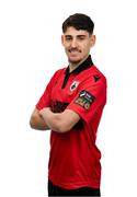 13 February 2024; Guilherme Rego Priosti poses for a portrait during a Longford Town FC squad portraits session at John Hyland Park in Baldonnell, Dublin. Photo by Stephen McCarthy/Sportsfile