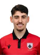 13 February 2024; Guilherme Rego Priosti poses for a portrait during a Longford Town FC squad portraits session at John Hyland Park in Baldonnell, Dublin. Photo by Stephen McCarthy/Sportsfile