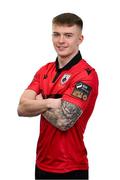 13 February 2024; Kyle O'Connor poses for a portrait during a Longford Town FC squad portraits session at John Hyland Park in Baldonnell, Dublin. Photo by Stephen McCarthy/Sportsfile