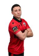 13 February 2024; Chris Lyons poses for a portrait during a Longford Town FC squad portraits session at John Hyland Park in Baldonnell, Dublin. Photo by Stephen McCarthy/Sportsfile