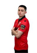 13 February 2024; Conor Crowley poses for a portrait during a Longford Town FC squad portraits session at John Hyland Park in Baldonnell, Dublin. Photo by Stephen McCarthy/Sportsfile