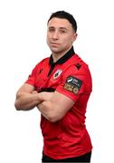 13 February 2024; Chris Lyons poses for a portrait during a Longford Town FC squad portraits session at John Hyland Park in Baldonnell, Dublin. Photo by Stephen McCarthy/Sportsfile