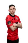 13 February 2024; Conor Crowley poses for a portrait during a Longford Town FC squad portraits session at John Hyland Park in Baldonnell, Dublin. Photo by Stephen McCarthy/Sportsfile