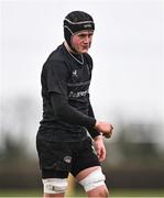 14 February 2024; Nathan Byrne of Metro during the BearingPoint Shane Horgan Cup Round 4 match between Metro and North East at Ashbourne RFC in Meath. Photo by Ben McShane/Sportsfile