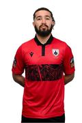 13 February 2024; Bastien Hery poses for a portrait during a Longford Town FC squad portraits session at John Hyland Park in Baldonnell, Dublin. Photo by Stephen McCarthy/Sportsfile