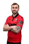 13 February 2024; Luke Wade-Slater poses for a portrait during a Longford Town FC squad portraits session at John Hyland Park in Baldonnell, Dublin. Photo by Stephen McCarthy/Sportsfile